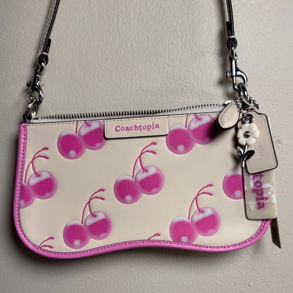 Coachtopia Wavy Cherry Shoulder Bag & Matching Wallet